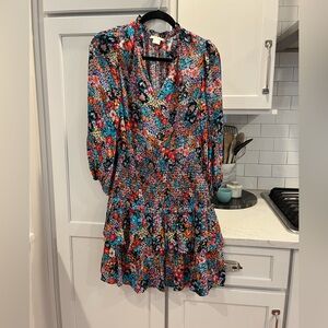 Floral Multicolor Women's Dress